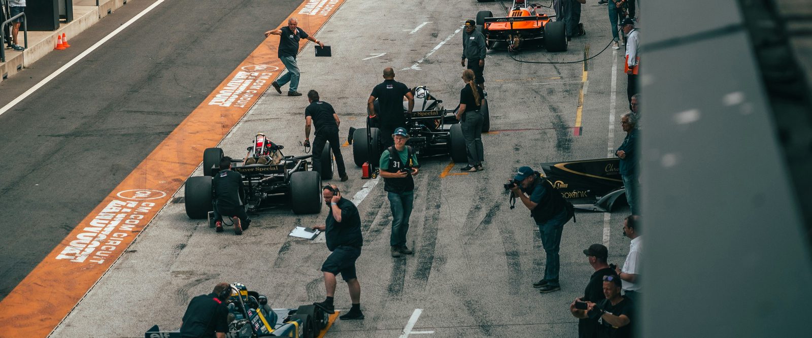 Formula 1 pit lane